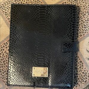 Michael Kors Black Snakeskin Tablet Cover